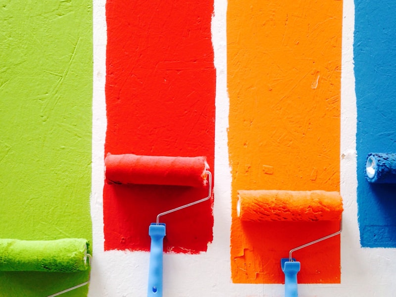 Fresh interior paint